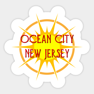 Life's a Beach: Ocean City, New Jersey Sticker